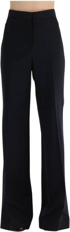 Stella Mccartney Leather Trousers Zwart Dames