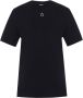 Stella Mccartney Ronde Hals Korte Mouw Wol Geborduurd T-Shirt Black Dames - Thumbnail 1