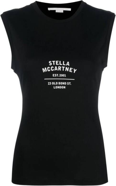 Stella Mccartney Mouwloos topje Zwart Dames