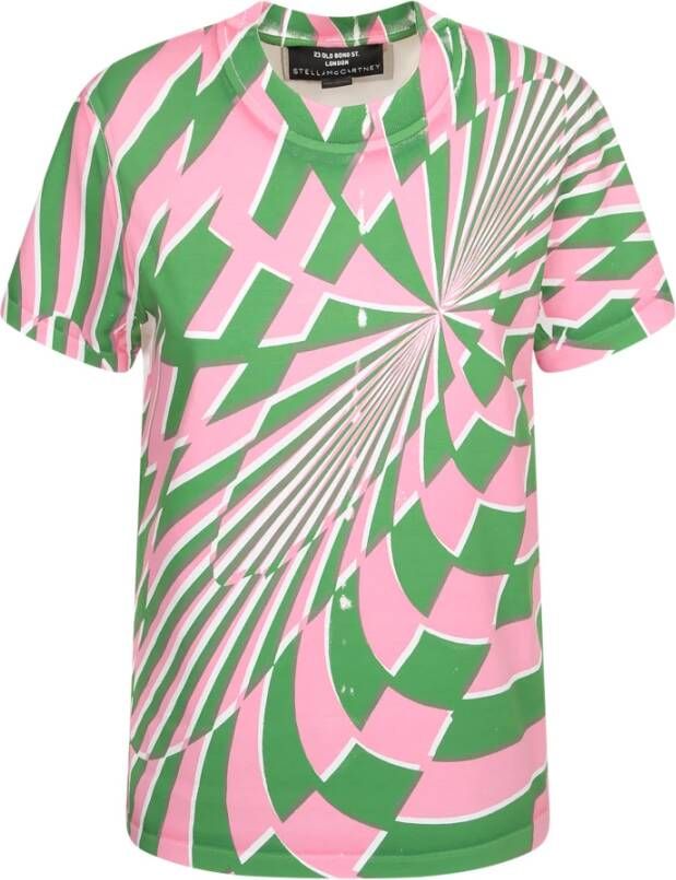 Stella Mccartney Multi Kleur Katoenen T-Shirts voor Dames Meerkleurig Dames