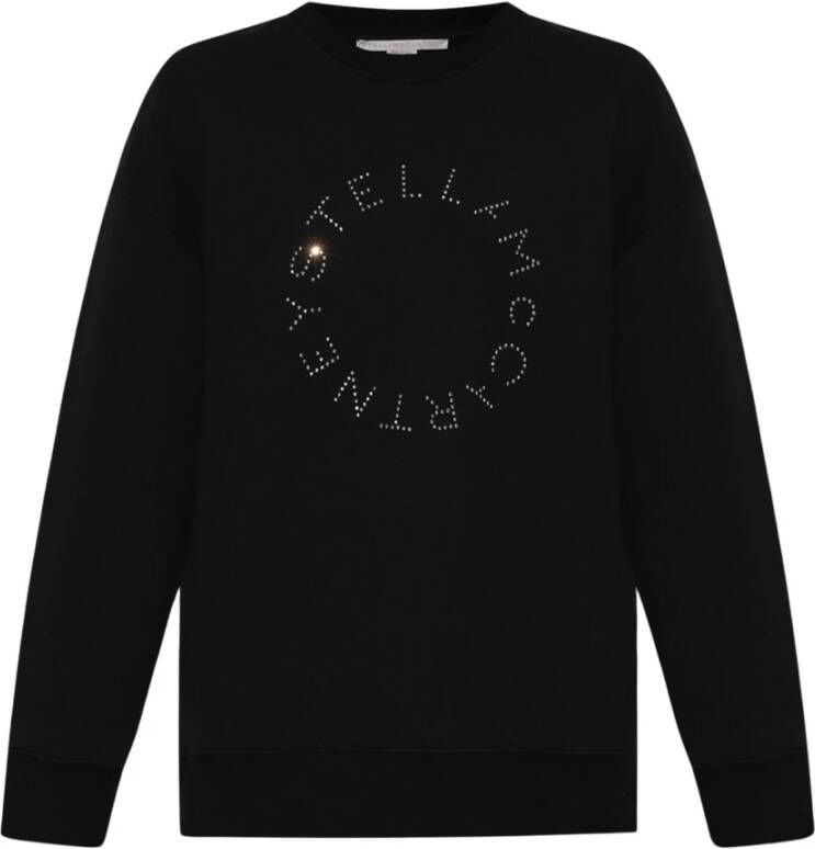 Stella Mccartney Zwarte Sweaters met 98% Katoen Black Dames