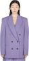 Stella Mccartney Oversized Dubbel Breasted Jas Purple Dames - Thumbnail 1
