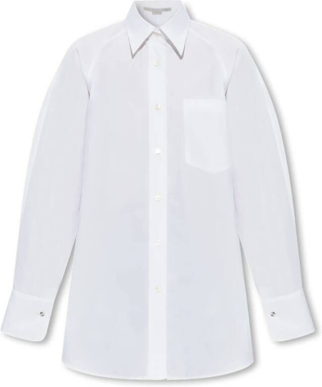 Stella Mccartney Klassiek Wit Katoenen Overhemd White Dames