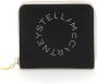 Stella Mccartney Geperforeerde Faux Leren Rits Portemonnee Black Dames - Thumbnail 1