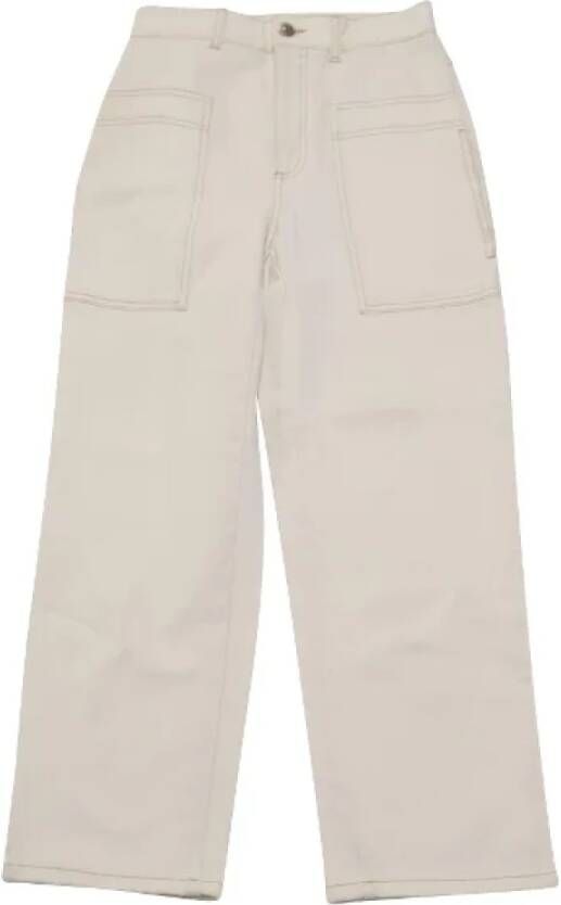 Stella McCartney Pre-owned Cotton jeans Wit Dames