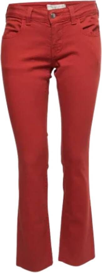 Stella McCartney Pre-owned Denim jeans Rood Dames