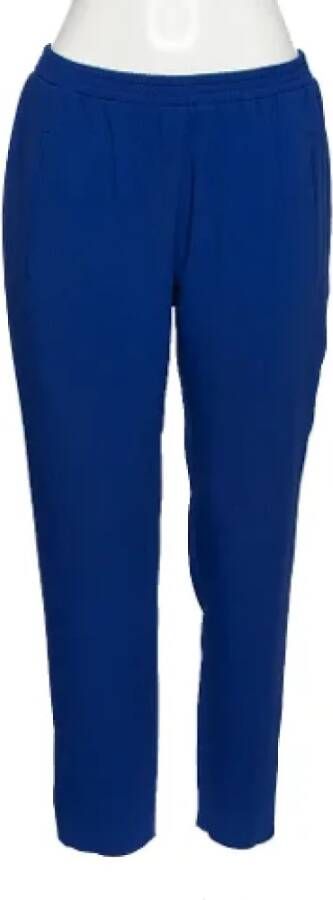 Stella McCartney Pre-owned Fabric bottoms Blauw Dames