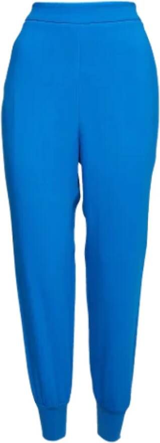Stella McCartney Pre-owned Fabric bottoms Blauw Dames