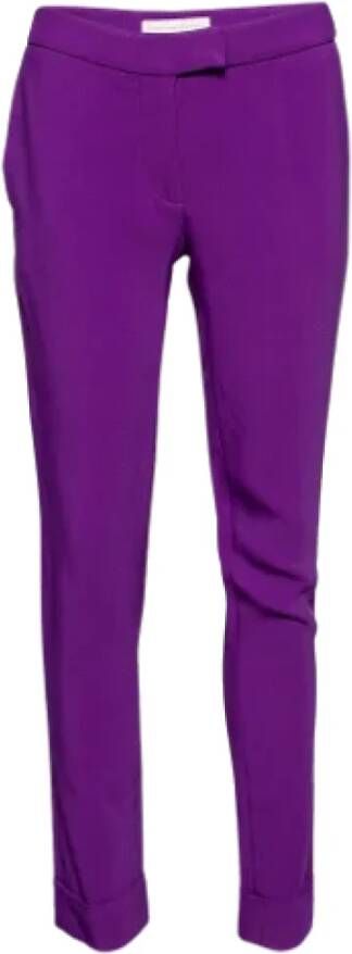 Stella McCartney Pre-owned Fabric bottoms Purple Dames