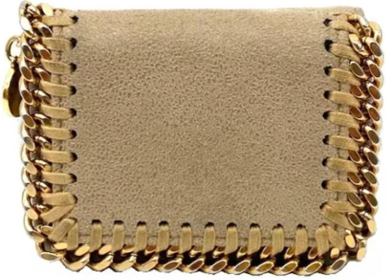Stella McCartney Pre-owned Fabric wallets Beige Dames