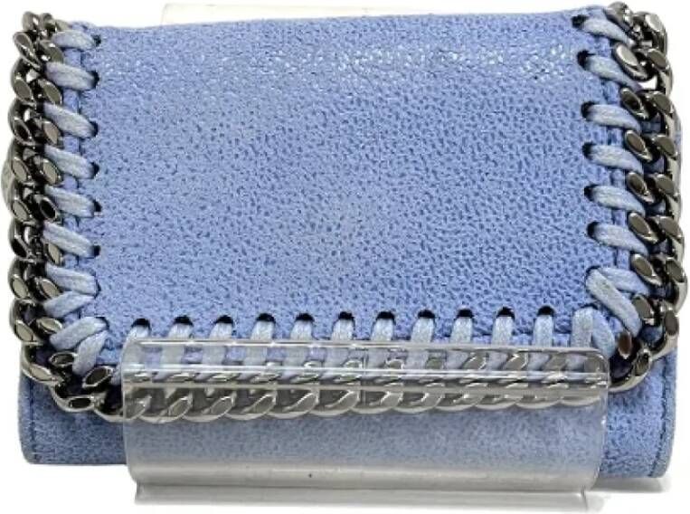 Stella McCartney Pre-owned Fabric wallets Blauw Dames