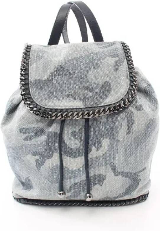 Stella McCartney Pre-owned Faux Fur backpacks Blauw Dames