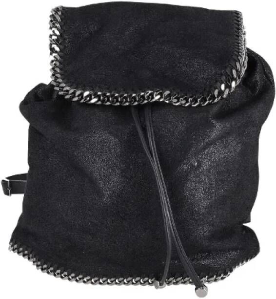 Stella McCartney Pre-owned Leather backpacks Zwart Dames