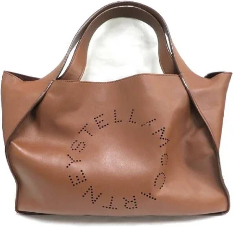 Stella McCartney Pre-owned Leather handbags Bruin Dames