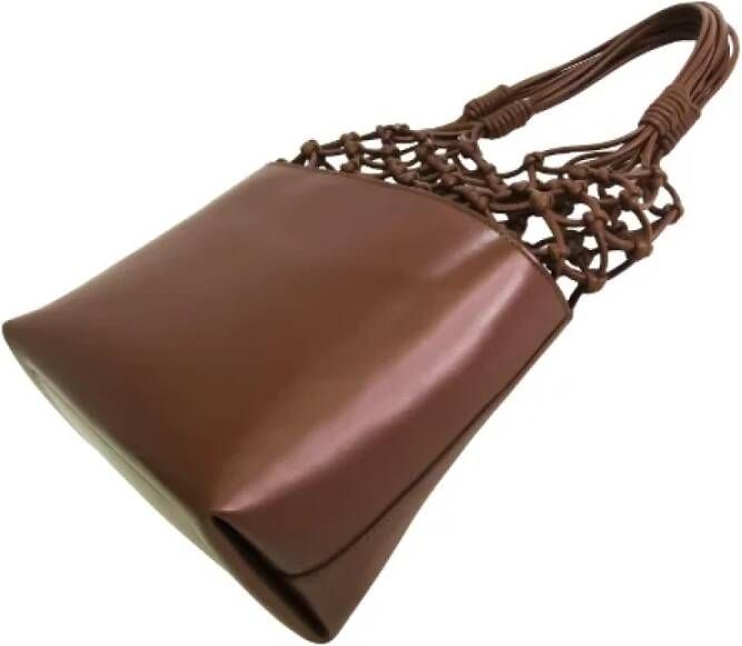 Stella McCartney Pre-owned Leather handbags Bruin Dames