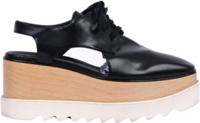 Stella McCartney Pre-owned Leather sandals Zwart Dames