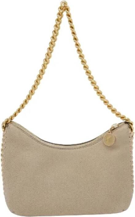 Stella McCartney Pre-owned Leather shoulder-bags Beige Dames