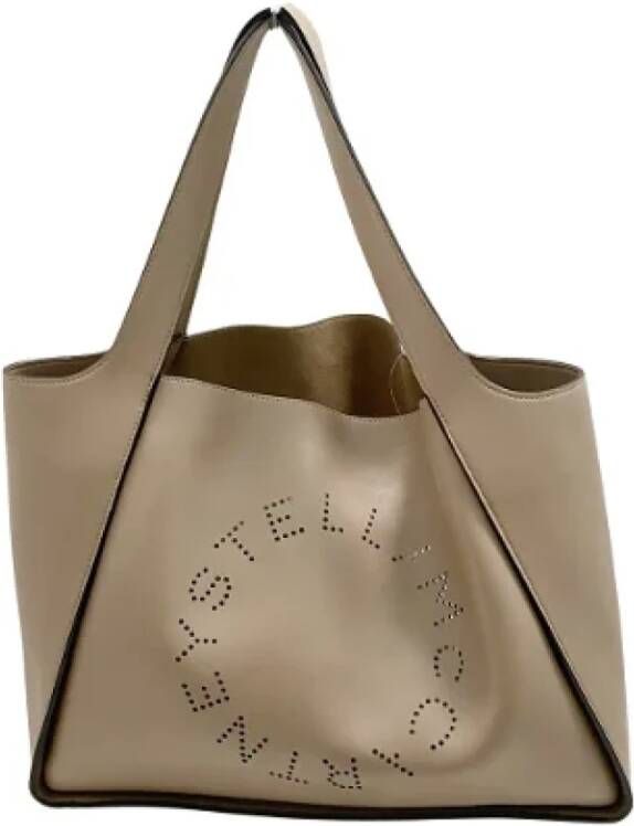 Stella McCartney Pre-owned Leather shoulder-bags Bruin Dames