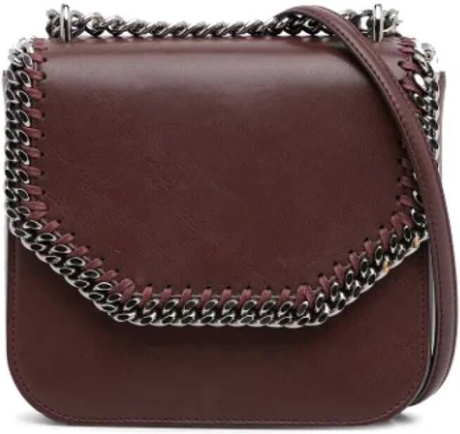 Stella McCartney Pre-owned Leather shoulder-bags Bruin Dames