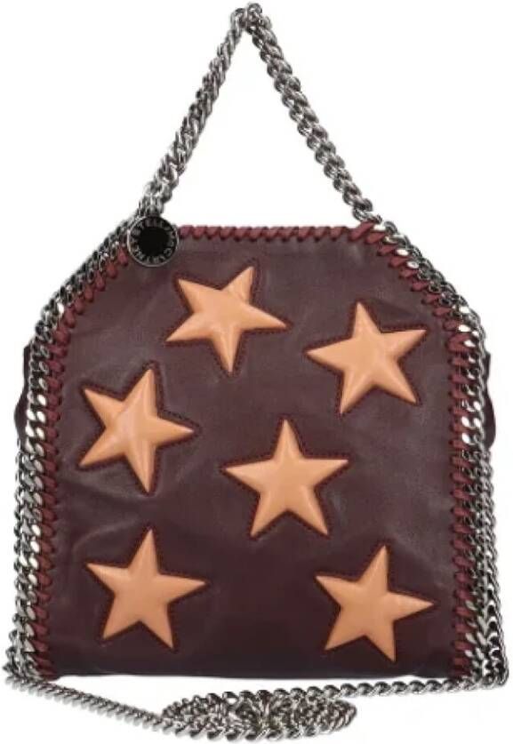 Stella McCartney Pre-owned Leather shoulder-bags Purple Dames