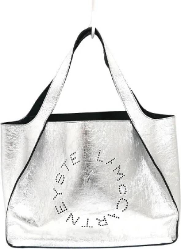Stella McCartney Pre-owned Leather totes Gray Dames