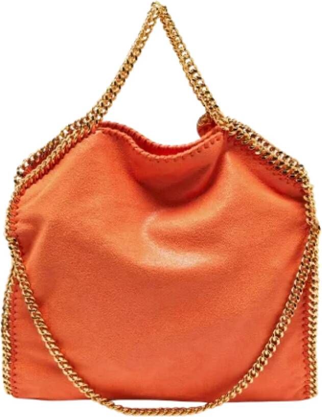 Stella McCartney Pre-owned Leather totes Oranje Dames