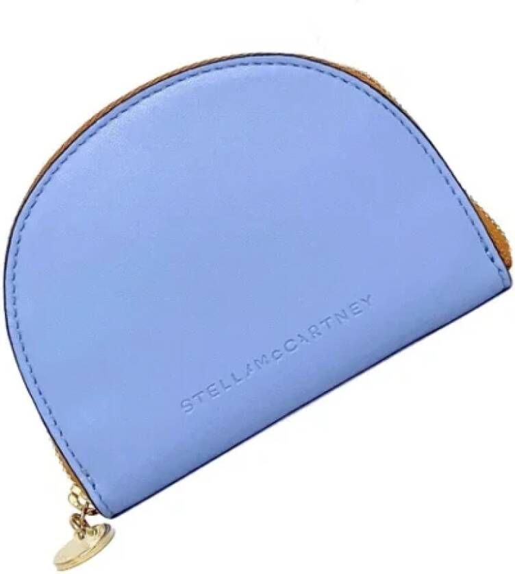 Stella McCartney Pre-owned Leather wallets Blauw Dames