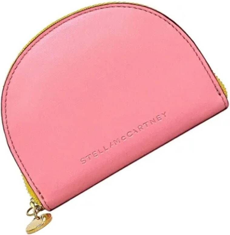 Stella McCartney Pre-owned Leather wallets Roze Dames