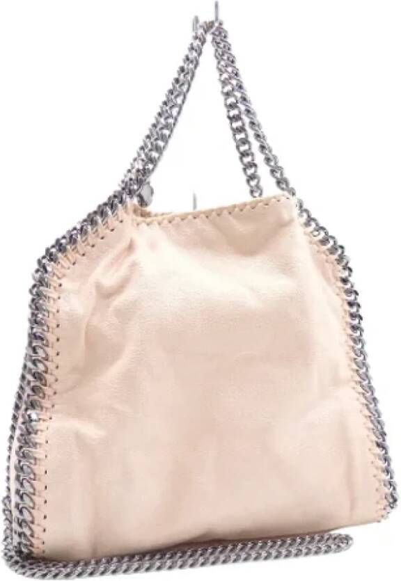 Stella McCartney Pre-owned Polyester handbags Beige Dames