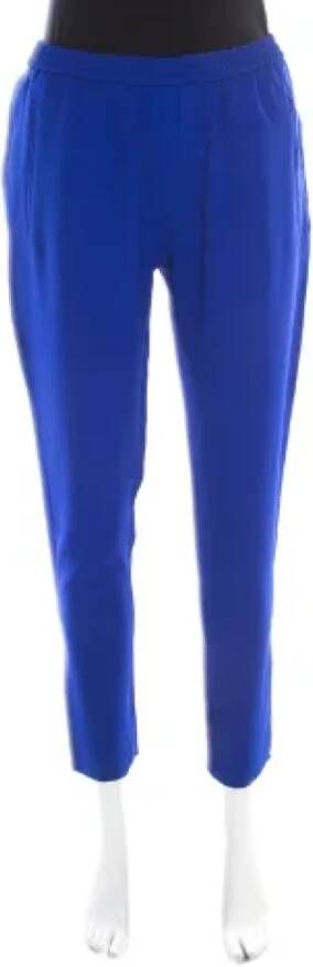 Stella McCartney Pre-owned Fabric bottoms Blauw Dames