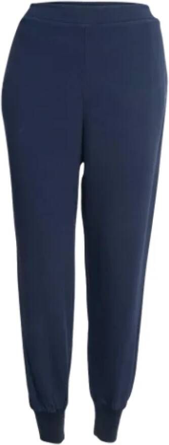 Stella McCartney Pre-owned Fabric bottoms Blauw Dames