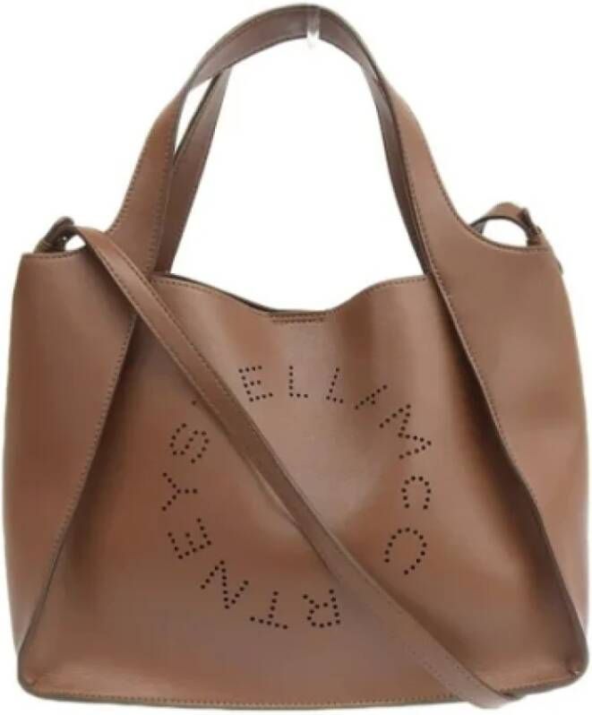 Stella McCartney Pre-owned Pre-owned Fabric handbags Bruin Dames