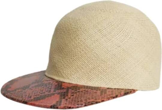 Stella McCartney Pre-owned Fabric hats Beige Dames