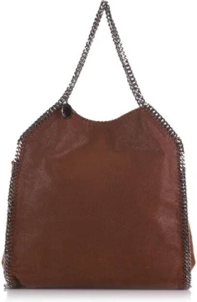 Stella McCartney Pre-owned Fabric shoulder-bags Bruin Dames