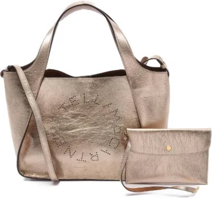 Stella McCartney Pre-owned Pre-owned Faux Fur handbags Geel Dames