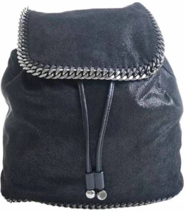 Stella McCartney Pre-owned Pre-owned Leather backpacks Zwart Dames