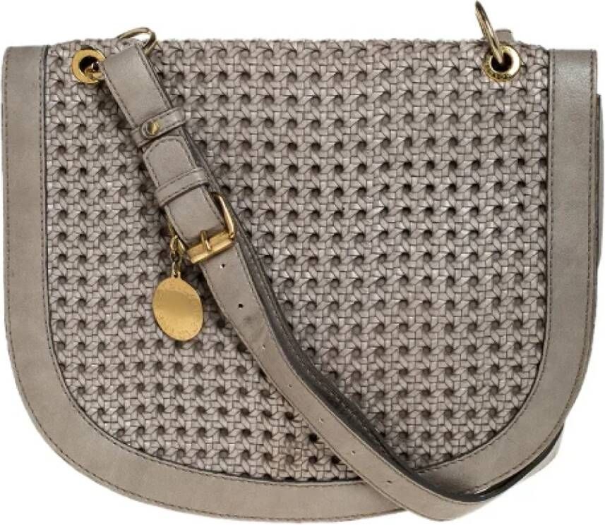 Stella McCartney Pre-owned Leather shoulder-bags Grijs Dames