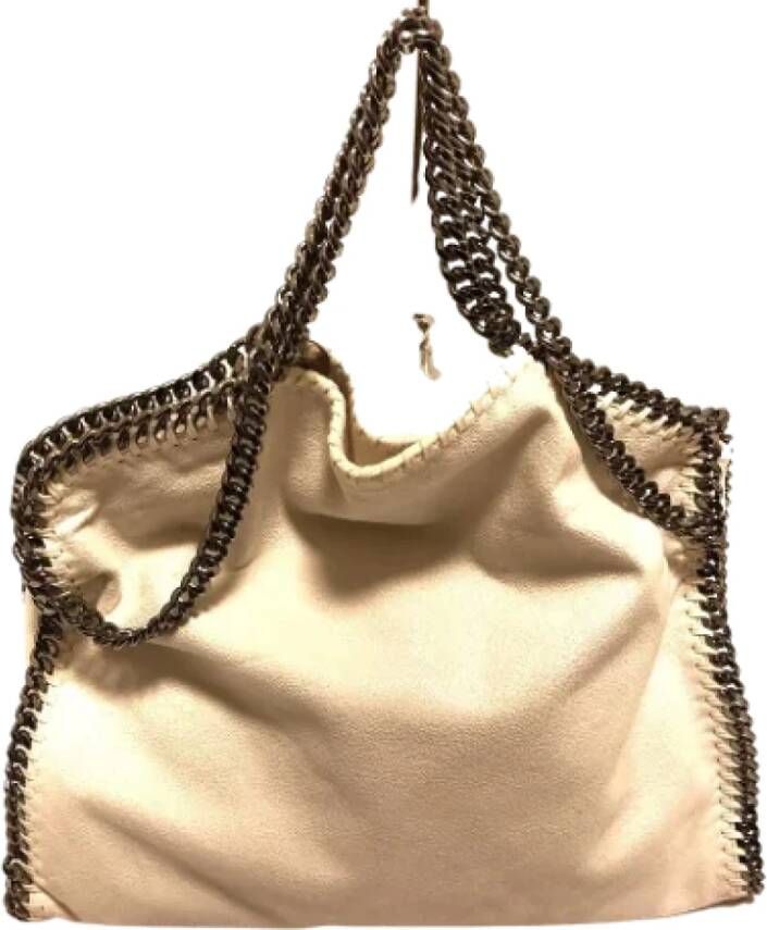 Stella McCartney Pre-owned Polyester shoulder-bags Beige Dames