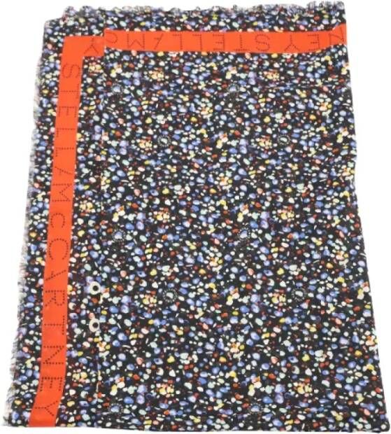 Stella McCartney Pre-owned Silk scarves Oranje Dames
