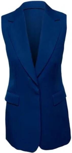Stella McCartney Pre-owned Wool outerwear Blauw Dames