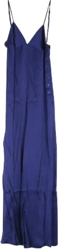 Stella McCartney Pre-owned Silk dresses Blauw Dames