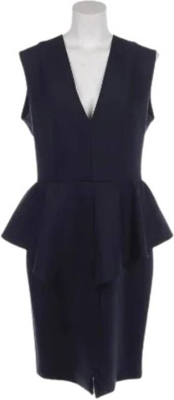 Stella McCartney Pre-owned Voldoende polyester jurken Blauw Dames