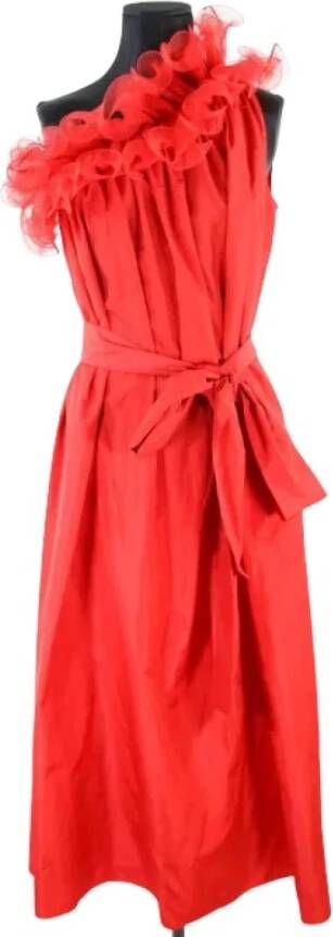 Stella McCartney Pre-owned Voldoende polyester jurken Rood Dames