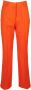 Stella Mccartney Wijduitlopende broek van wolmix Orange Dames - Thumbnail 3