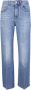 Stella Mccartney Vintage Medium Blue 90 Crop Flare Jeans Blue Dames - Thumbnail 1