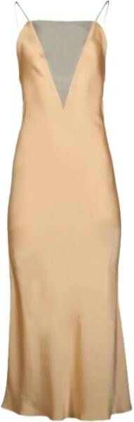 Stella Mccartney Robe nuisette Taille: 42 Couleur Presta: Beige Bestseller: 25 Beige Dames