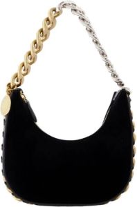Stella Mccartney Frayme Hobo Zip Tiny in zwart synthetisch leer Zwart Dames