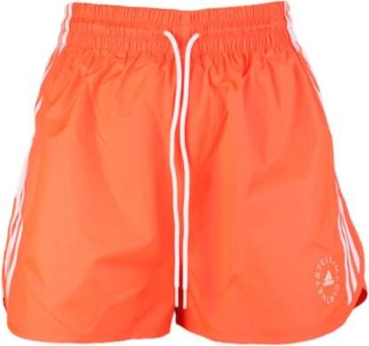 Stella Mccartney Adidas Korte Sportieve Shorts Orange Dames