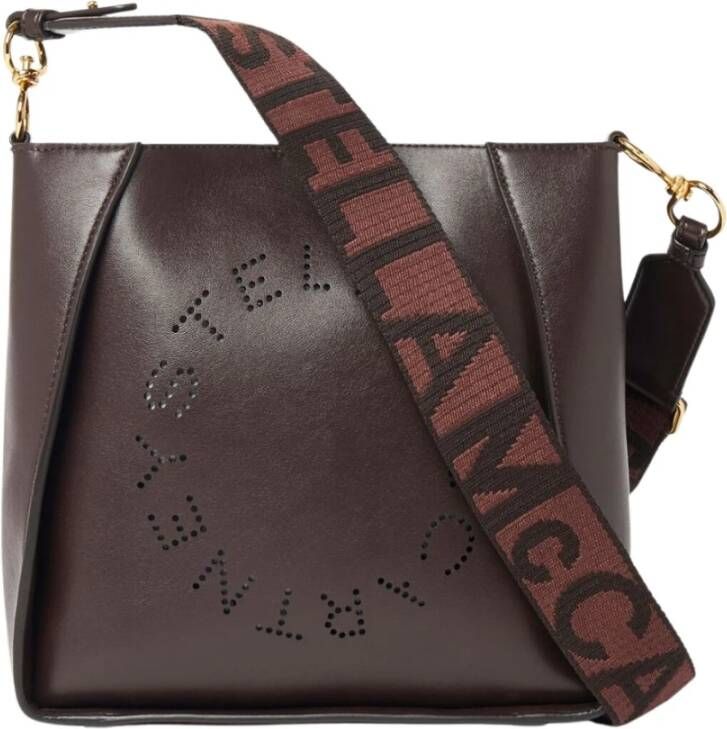 Stella Mccartney Bruine schoudertas van veganistisch leer Brown Dames