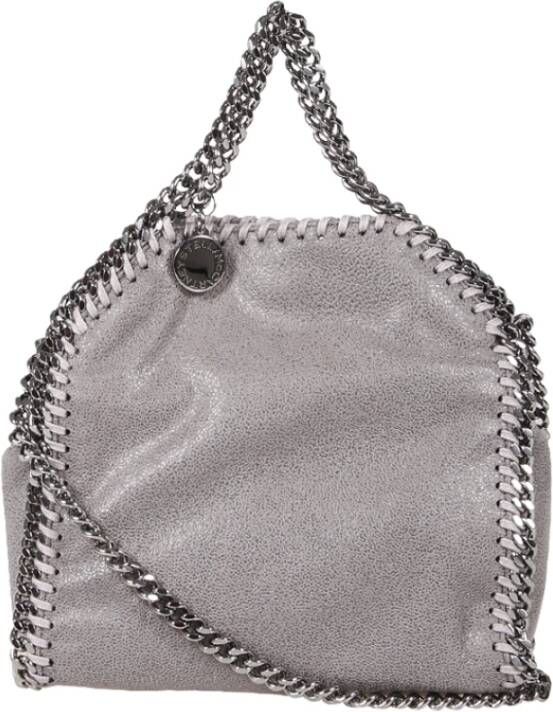 Stella Mccartney Crossbody bags Tiny Falabella Shaggy Deer Light Grey in grijs - Foto 4